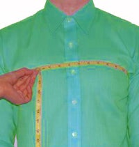 Measure around chest in inches